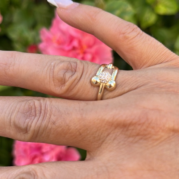 NEW 14K DESIGNER LOOK RING SIZE 
5 size 6 size 7 size 8 size 9 available - Picture 5 of 12